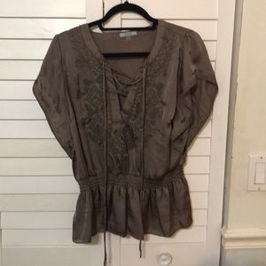 Flowy beaded top-Large